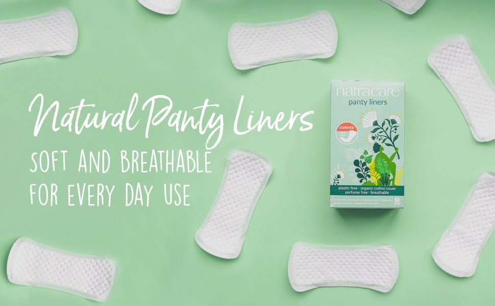 Curved Panty Liners 30 pcs - Eco Natural Products - Natracare - Feminine Sanitary Supplies