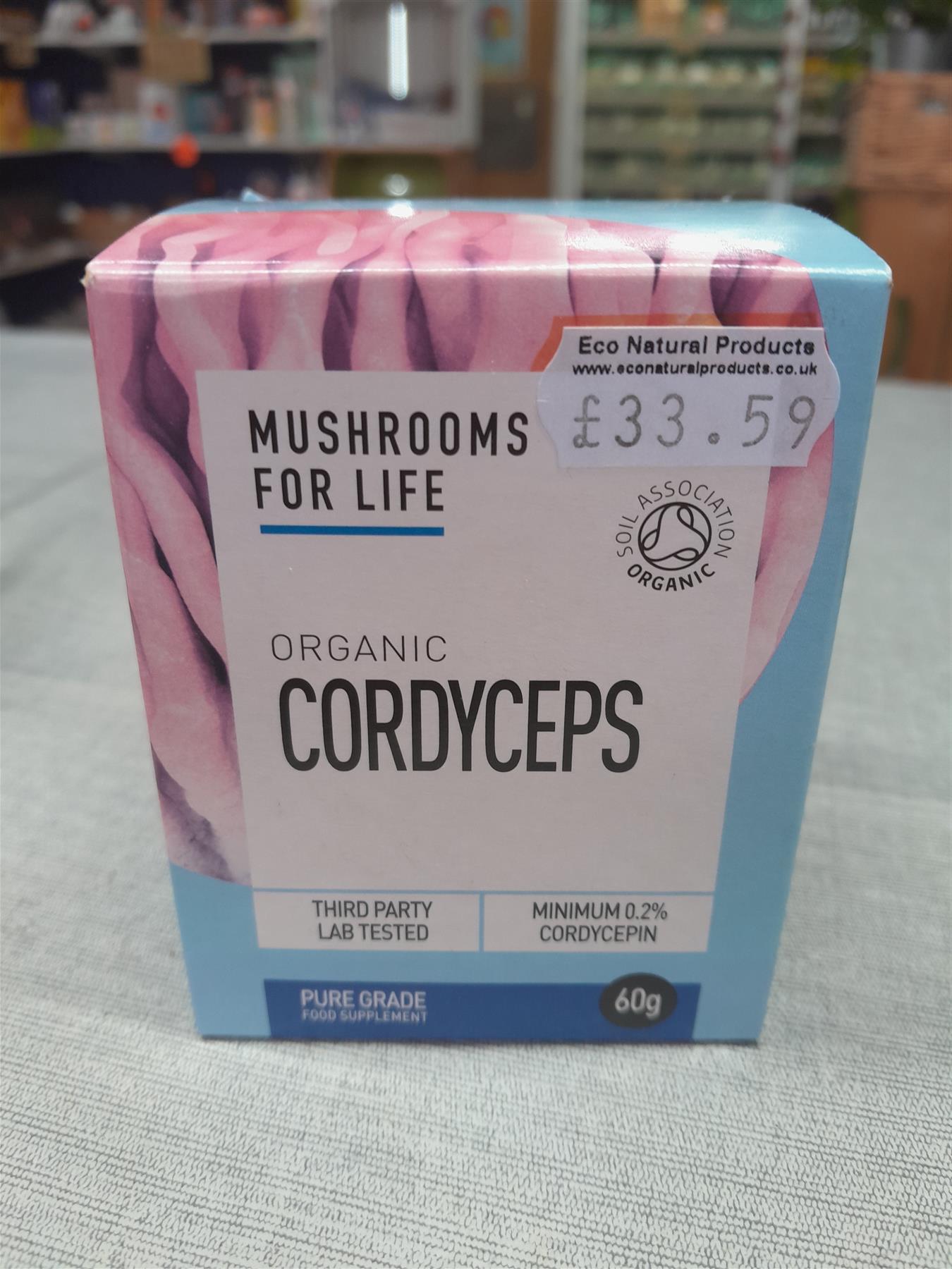 Organic Cordyceps - 60g Powder Damaged Box