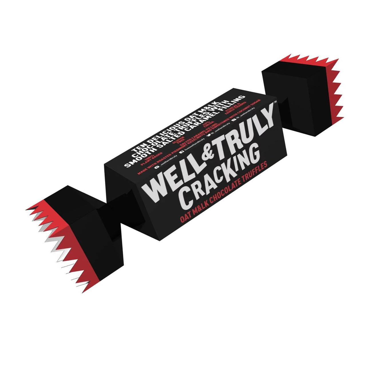 Oat M&lk Chocolate Truffles Christmas Cracker 100g