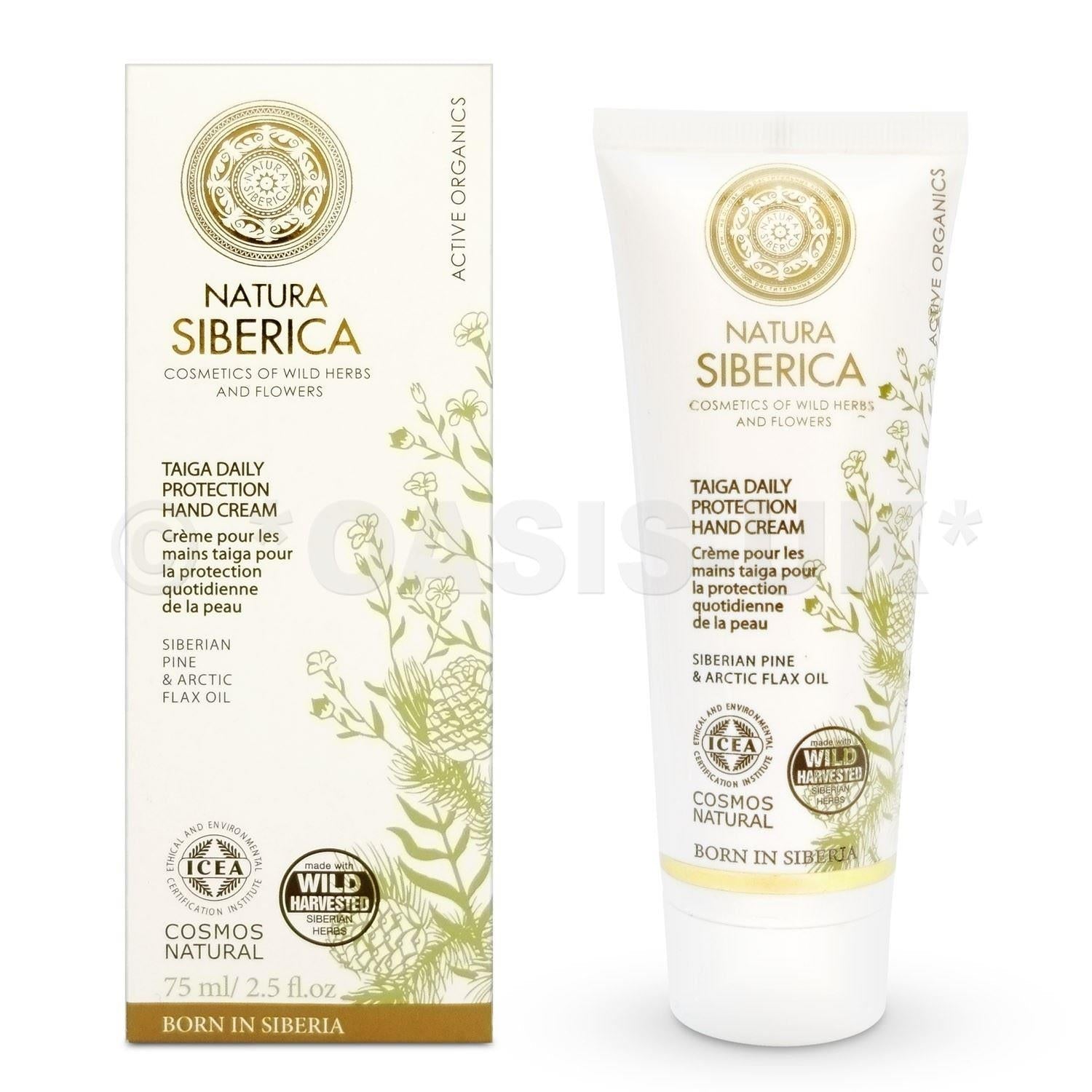 Daily Protection Hand Cream Taiga 75ml - Eco Natural Products - Natura Siberica - Hand Cream