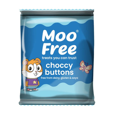 Dairy Free & Vegan Milk Chocolate Buttons 25g BBE 04.12.2025 - Moo Free - Chocolates - Moo Free