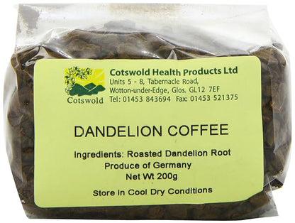 Dandelion Coffee 200g - Cotswold Health Products - Coffee Substitute - Eco Natural Products
