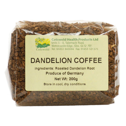 Dandelion Coffee 200g - Cotswold Health Products - Coffee Substitute - Eco Natural Products