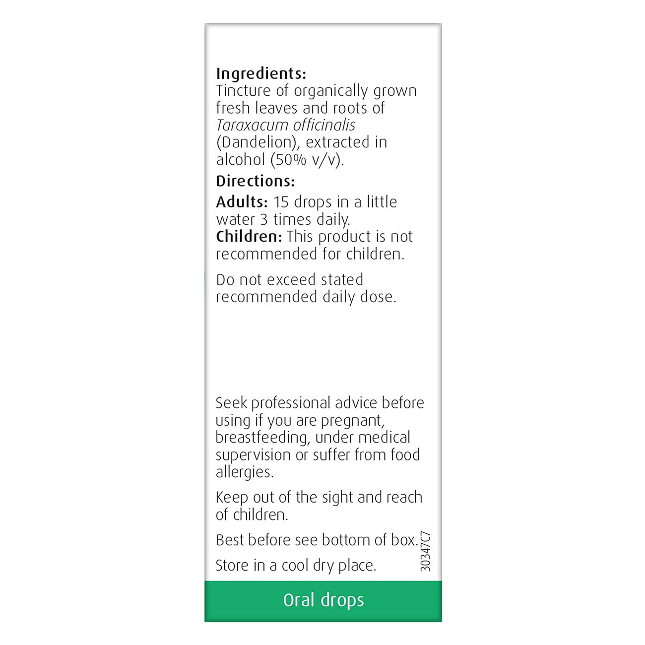 Dandelion Drops 50ml - A. Vogel - Herbal Supplements - Eco Natural Products