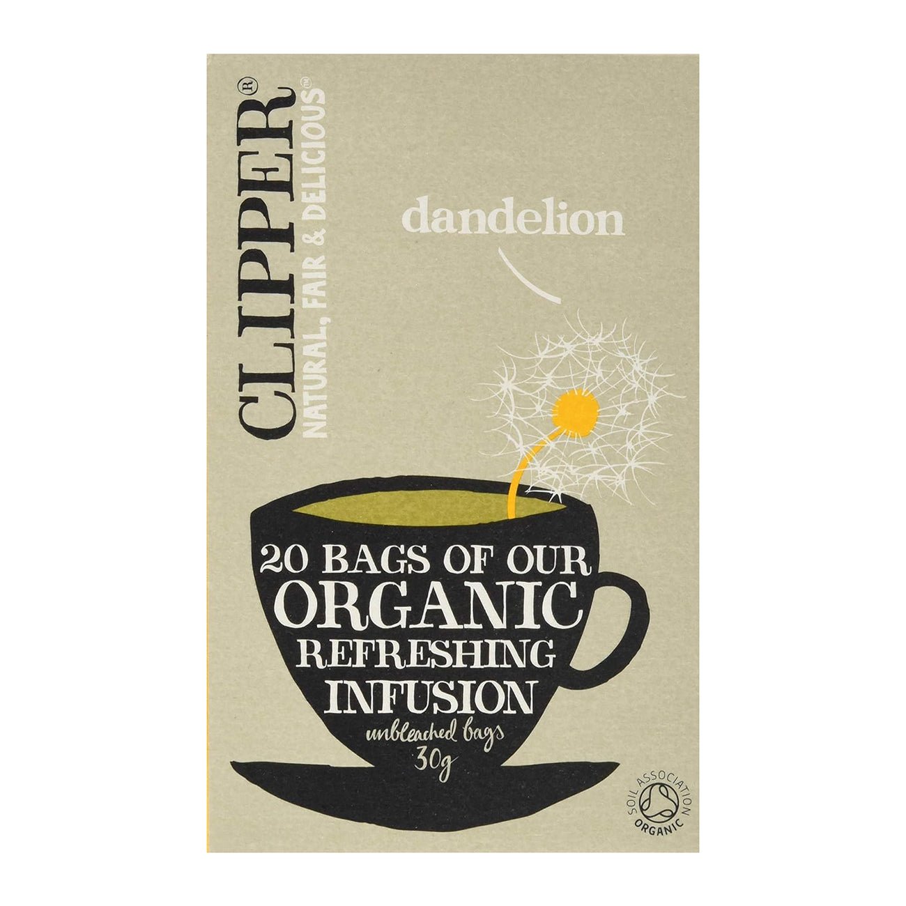 Dandelion Infusion 20 Bags - Eco Natural Products - Clipper - Infusion