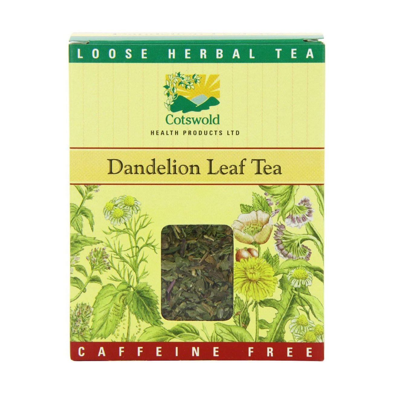 Dandelion Leaf Tea 100g - Eco Natural Products - Cotswold Health Products - Herbal Tea