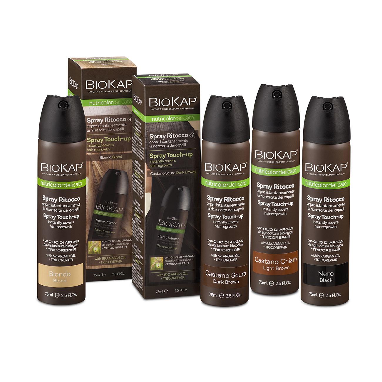 Dark Brown Root Touch Up Spray 75ml - Eco Natural Products - BioKap - Hair Color