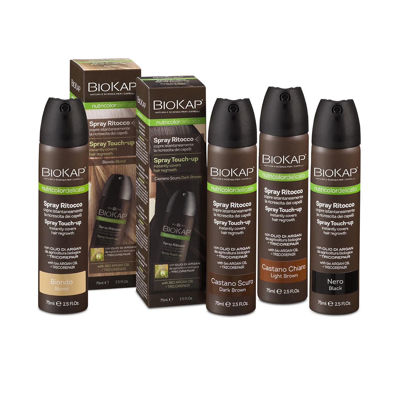 Dark Brown Root Touch Up Spray 75ml - BioKap - Hair Color - Eco Natural Products
