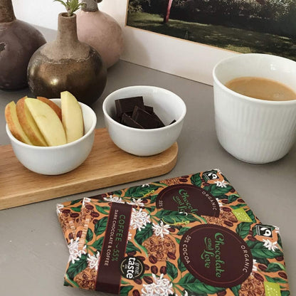 Dark Chocolate & Coffee 55% 80g - Chocolate and Love - Chocolate - Eco Natural Products