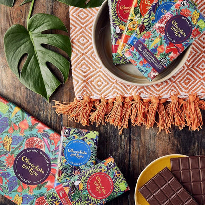 Dark Chocolate & Pomegranate 70% 80g - Chocolate and Love - Chocolate - Eco Natural Products