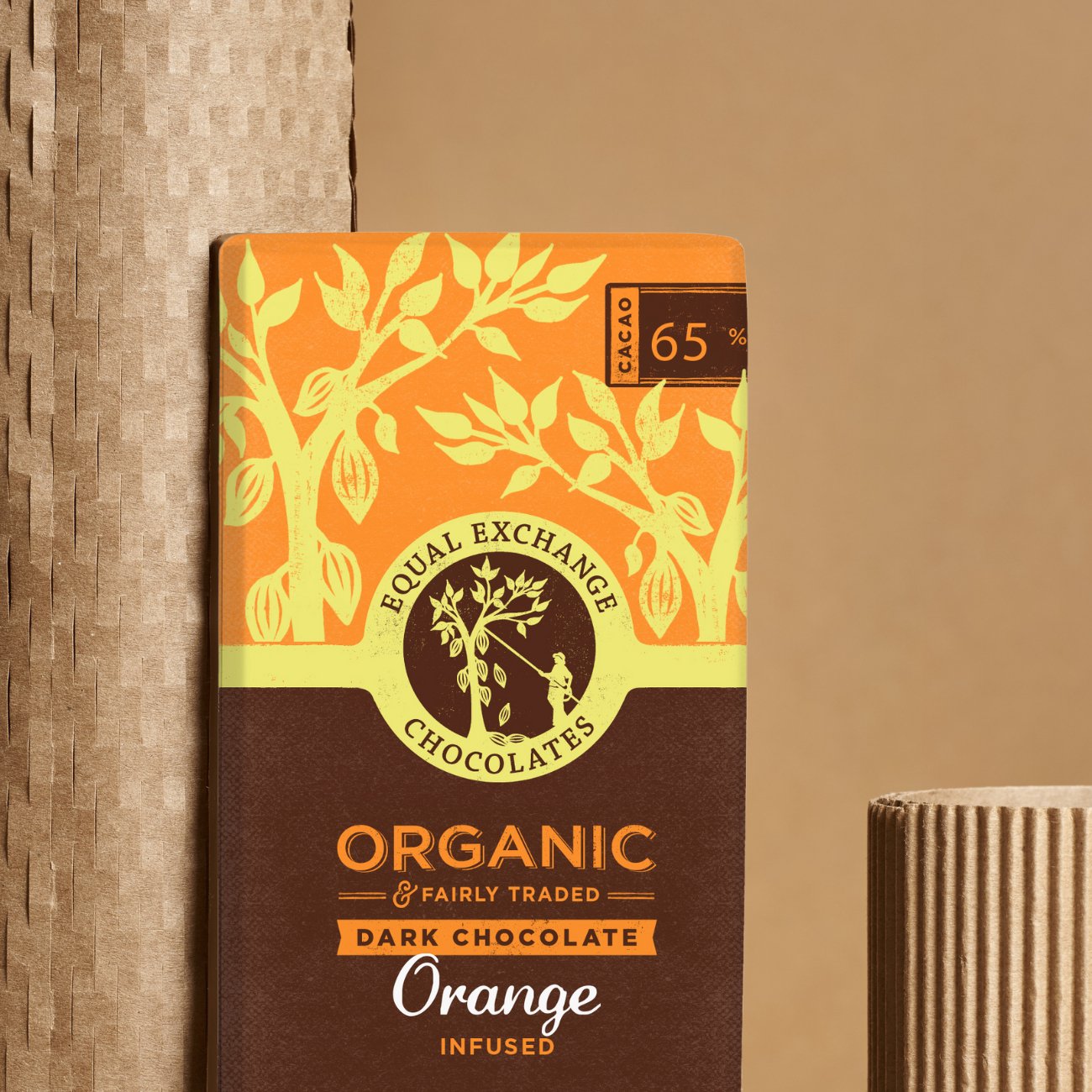 Dark Chocolate with Orange Chocolates Bar 100g - Equal Exchange - Chocolate - Eco Natural Products