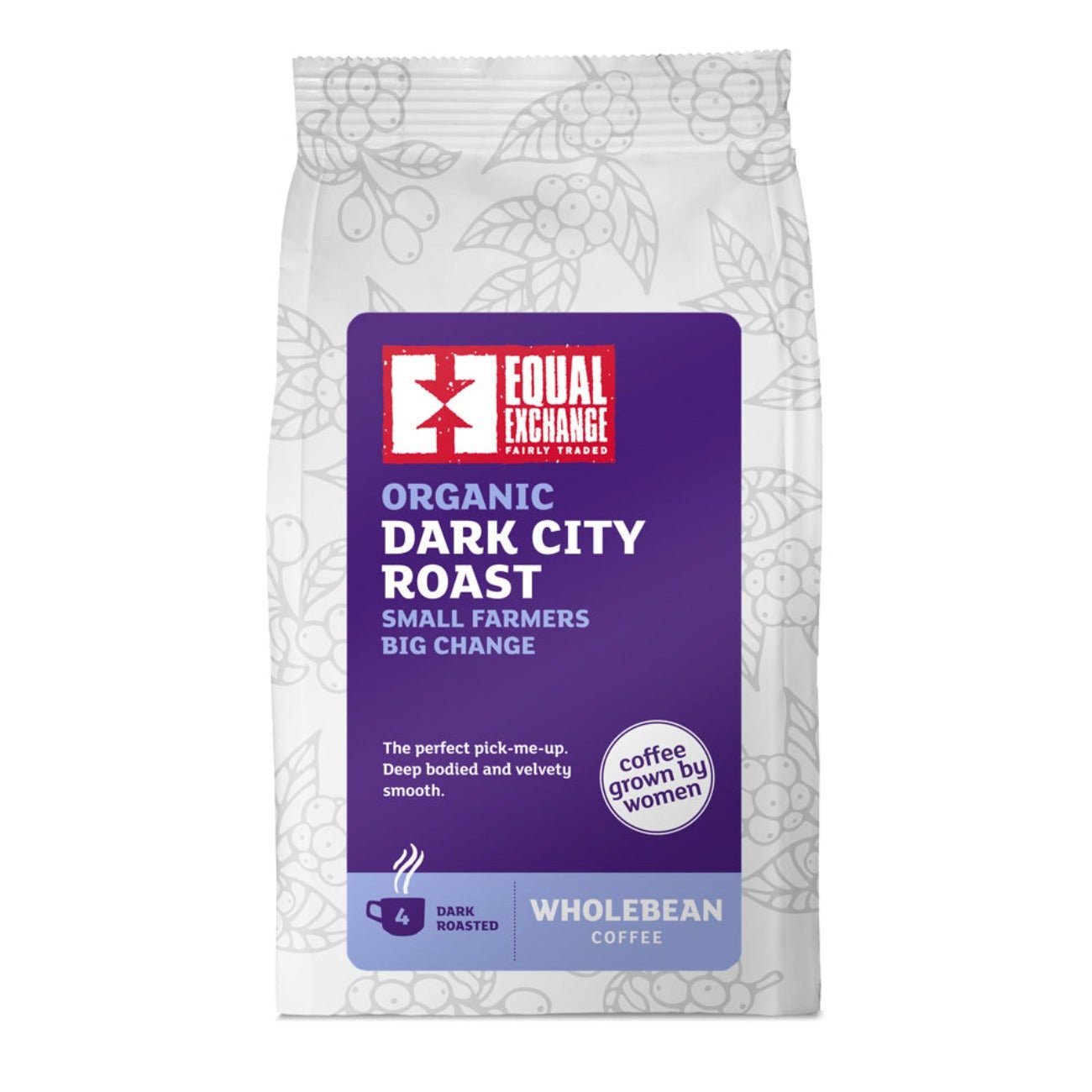 Dark City Roast Coffee Beans 227g - Eco Natural Products - Equal Exchange - Coffee