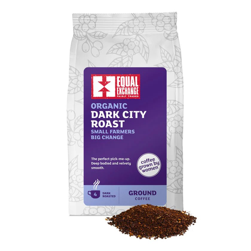 Dark City Roast Ground Coffee 200g - Equal Exchange - Coffee Beans & Ground Coffee - Equal Exchange