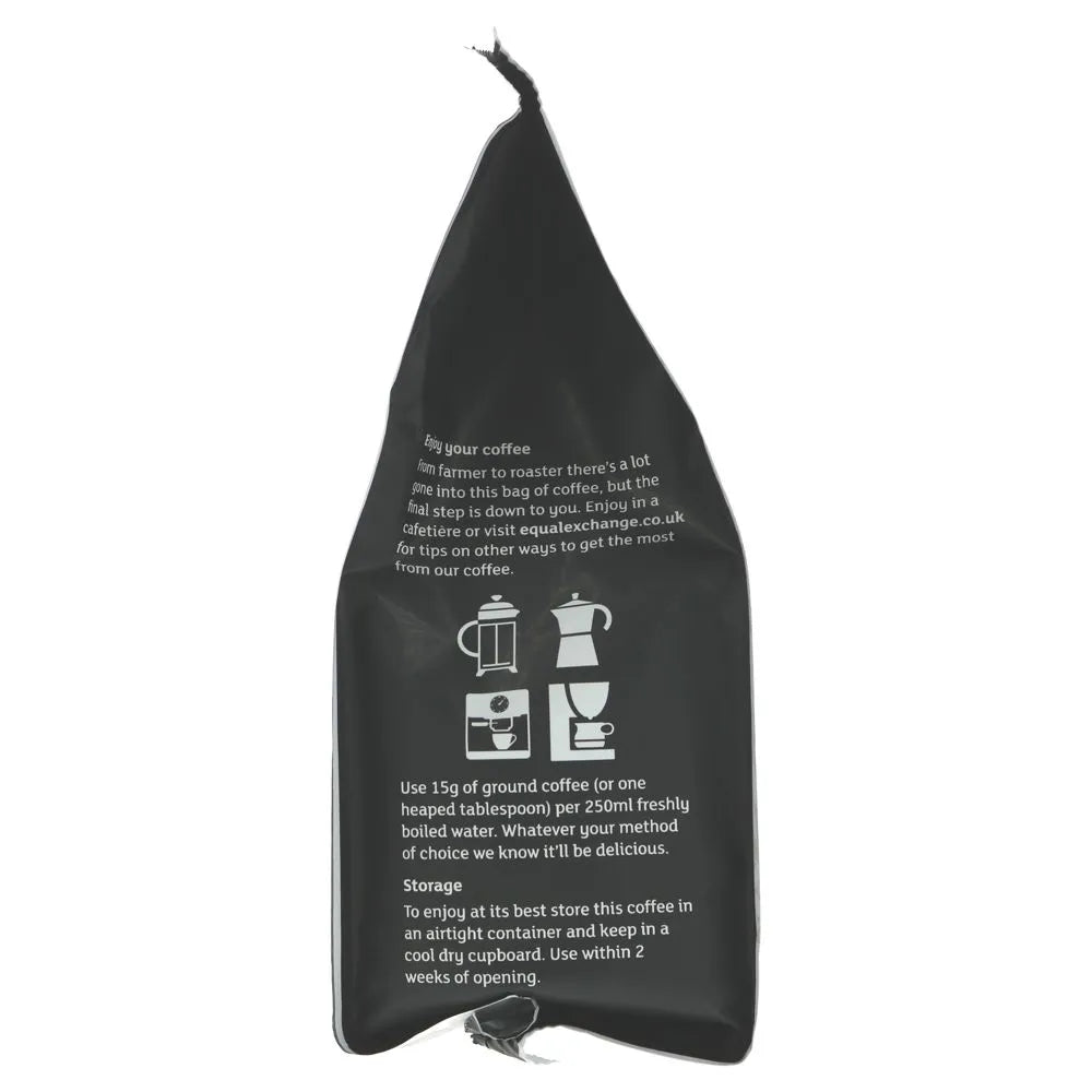 Dark City Roast Ground Coffee 200g - Equal Exchange - Coffee Beans & Ground Coffee - Equal Exchange