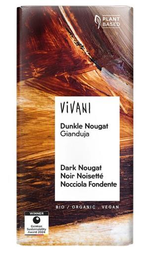 Dark Nougat Chocolate - 100g BBE 31.07.2025 - Vivani - Vivani