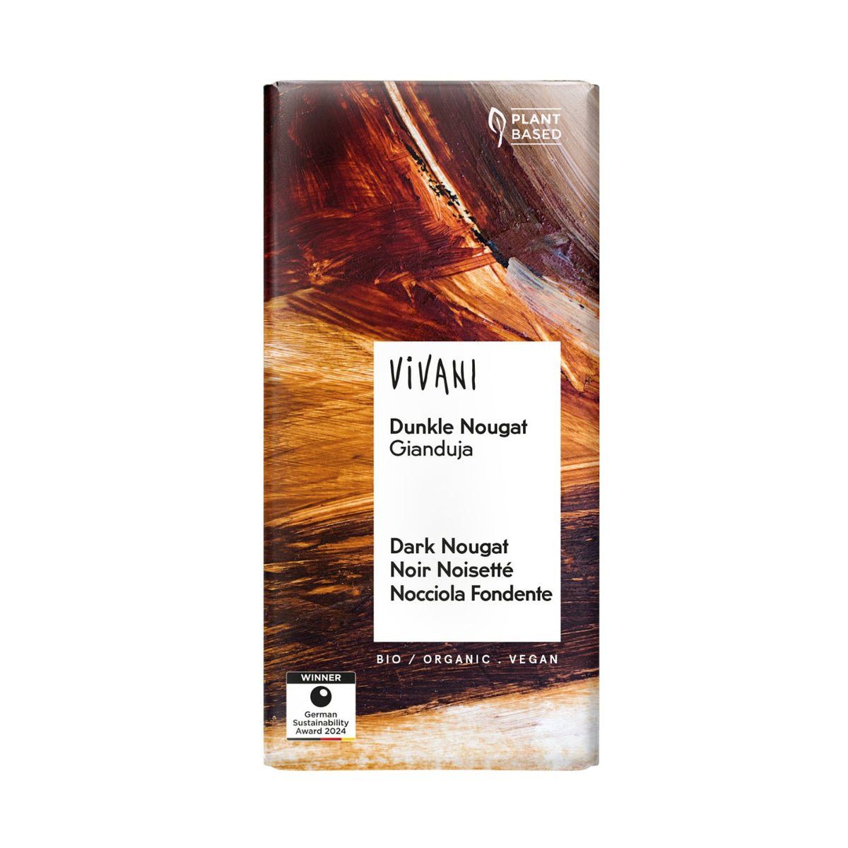 Dark Nougat Chocolate 100g - Vivani - Chocolate Bar - Eco Natural Products