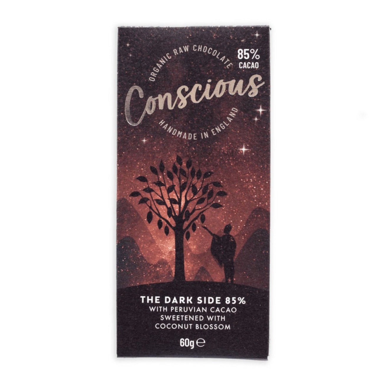 Dark Side 85% Chocolate Bar 60g - Eco Natural Products - Conscious Chocolate - Chocolate Bar