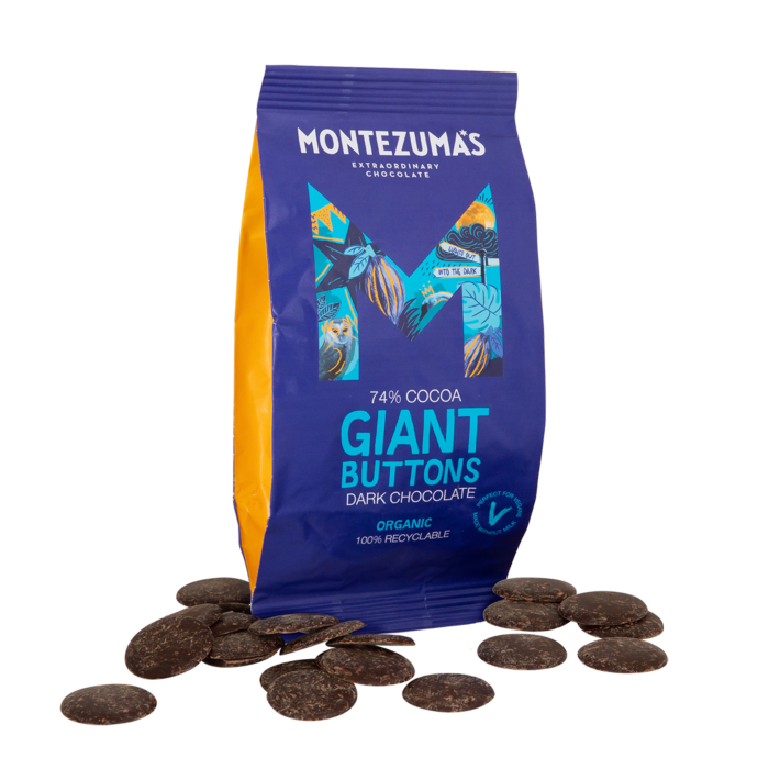 Giant Buttons Dark Chocolate 74% 180g