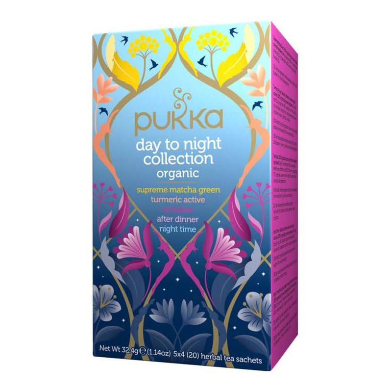 Day to Night Collection Tea 20 Bags - Eco Natural Products - Pukka Herbs - Herbal tea