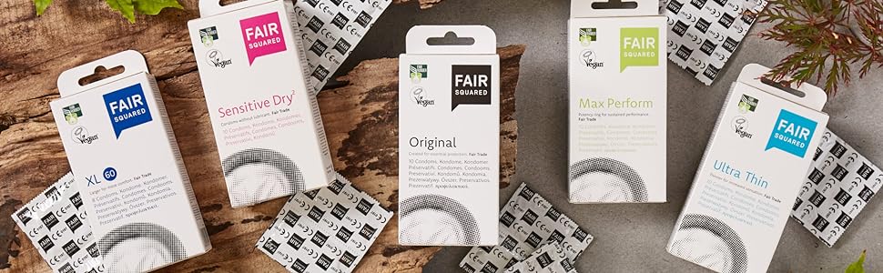 Vegan Condoms Sensitive Dry 10 pack