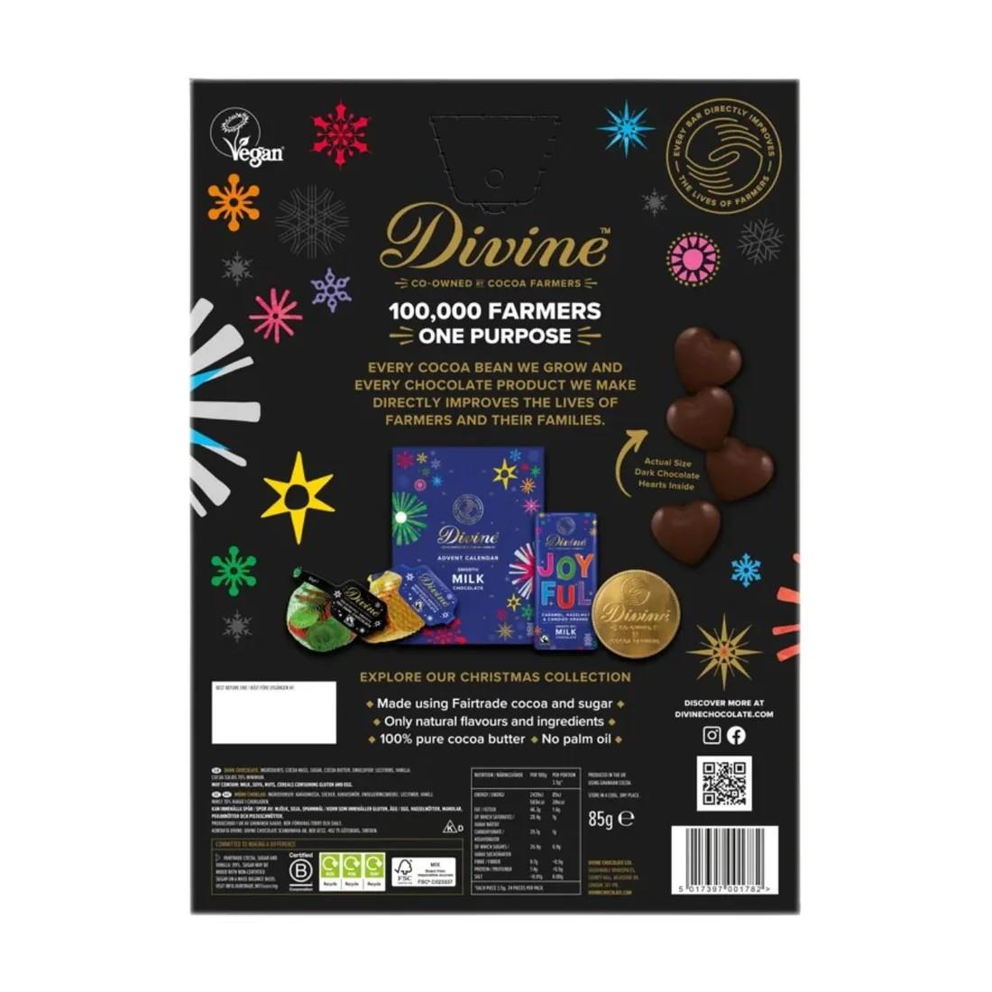 Fairtrade Dark Chocolate Advent Calendar 85g
