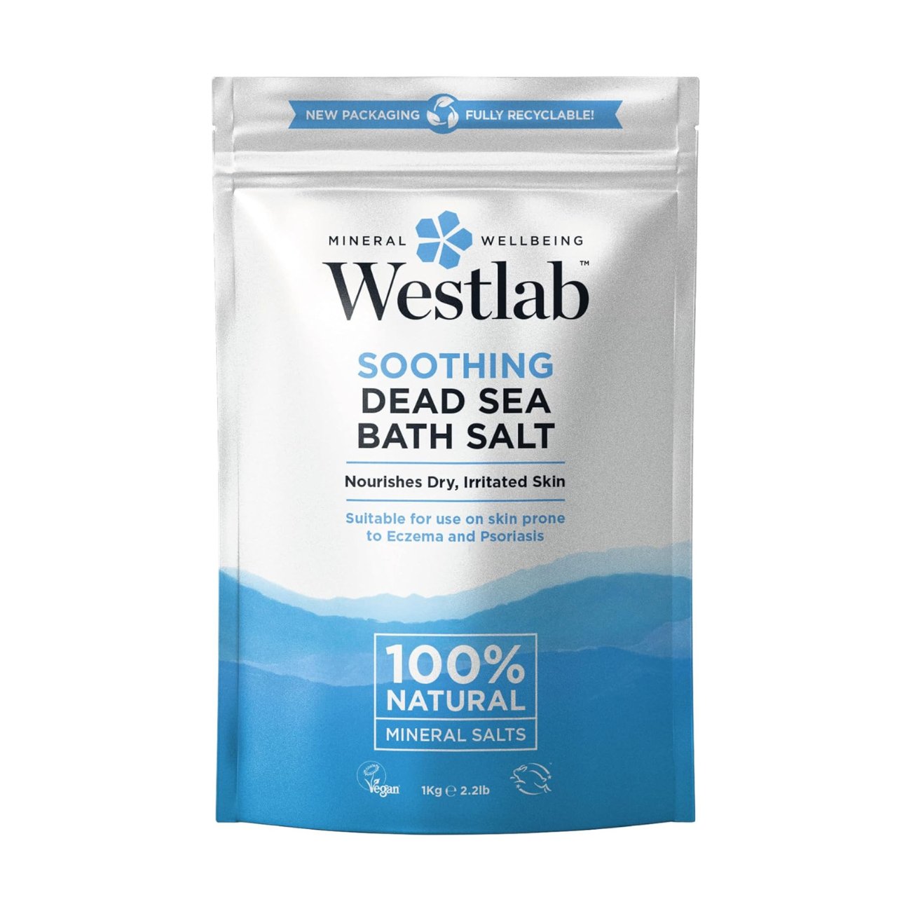 Dead Sea Salt 1kg - Eco Natural Products - Westlab - Bath Salt