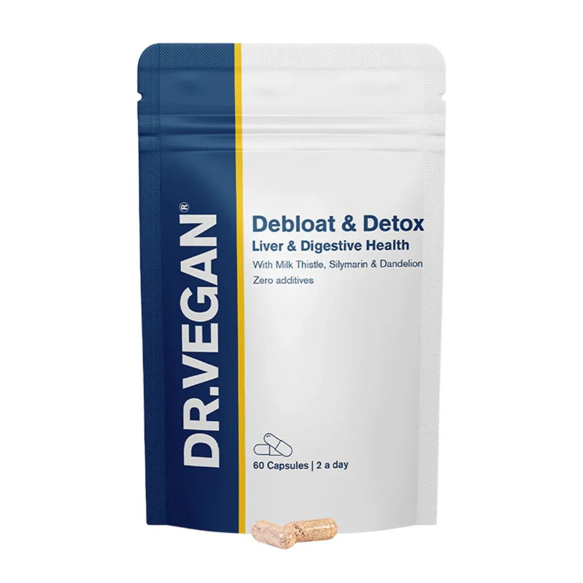 Debloat & Detox 60 Capsules - Dr Vegan - Digestive Supplements - Dr Vegan