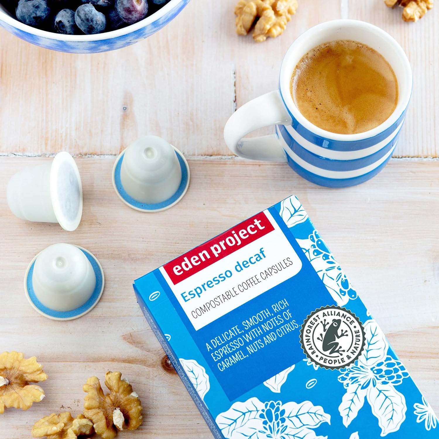 Decaffeinated Espresso Coffee Capsules x 10 - Eden Project - Coffee - Eco Natural Products