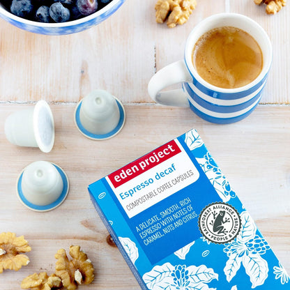 Decaffeinated Espresso Coffee Capsules x 10 - Eden Project - Coffee - Eco Natural Products