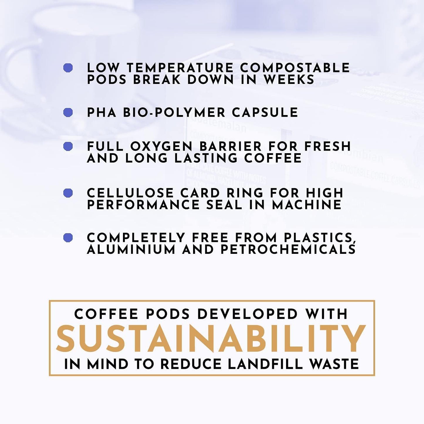 Decaffeinated Espresso Coffee Capsules x 10 - Eden Project - Coffee - Eco Natural Products