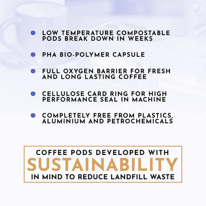 Decaffeinated Espresso Coffee Capsules x 10 - Eden Project - Coffee - Eco Natural Products