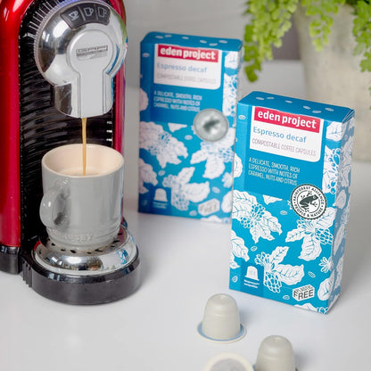 Decaffeinated Espresso Coffee Capsules x 10 - Eden Project - Coffee - Eco Natural Products