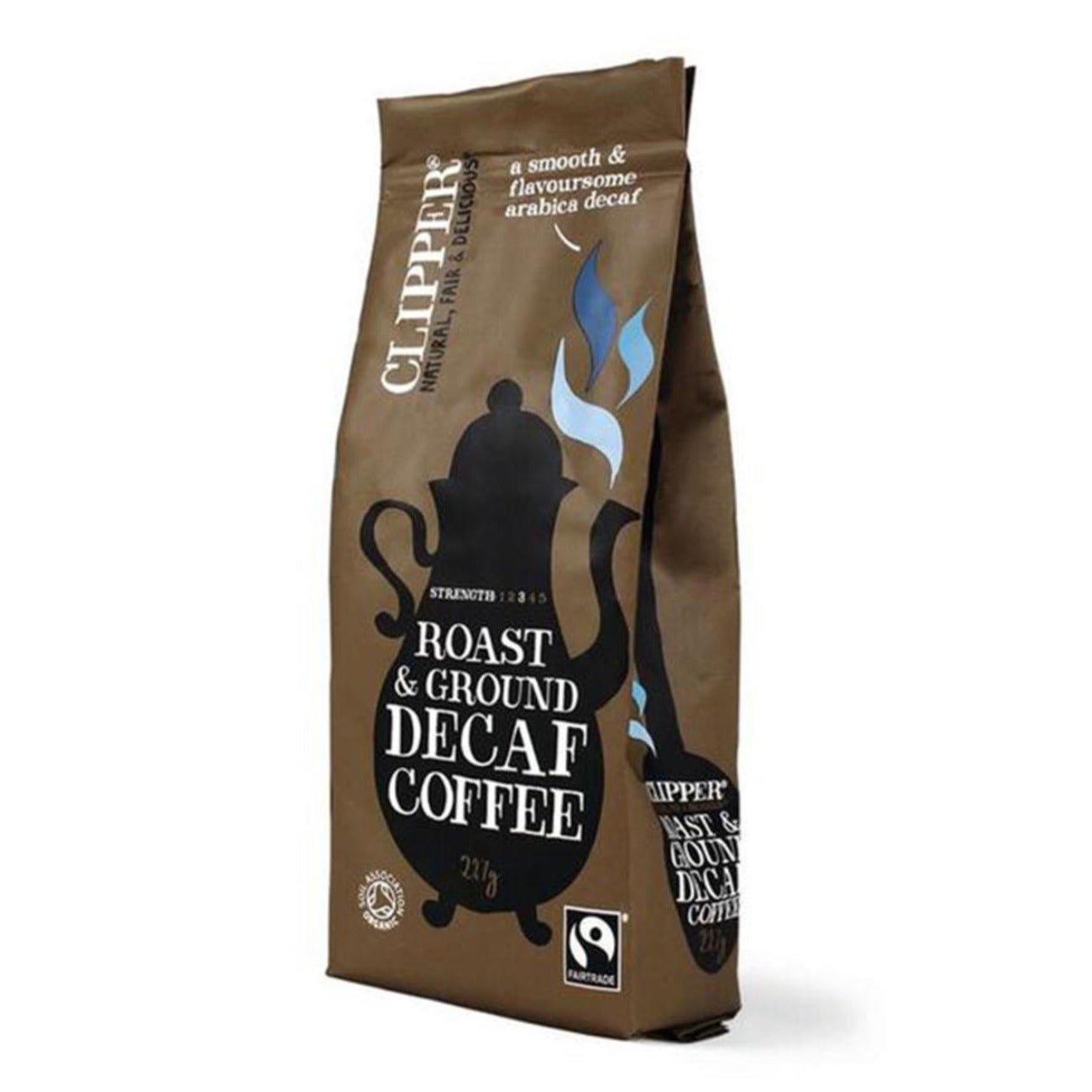 Decaffeinated Style Roast and Ground Coffee 227g - Eco Natural Products - Clipper - Coffee