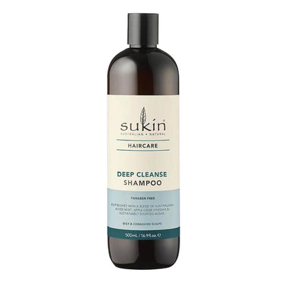 Deep Cleanse Shampoo 500ml - Sukin - Shampoo - Eco Natural Products