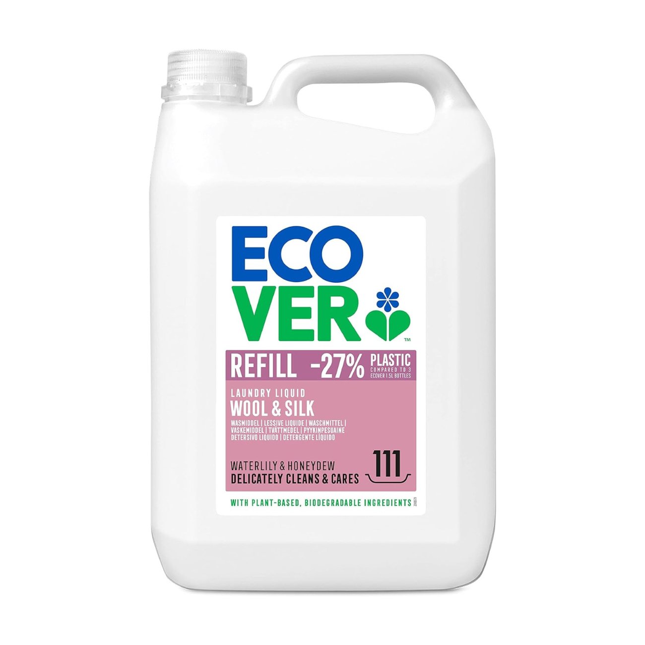 Delicate Laundry Liquid 110 Washes 5L - Eco Natural Products - Ecover - Laundry Liquid