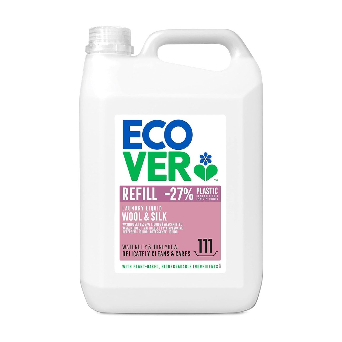 Delicate Laundry Liquid 110 Washes 5L - Ecover - Laundry Liquid - Eco Natural Products