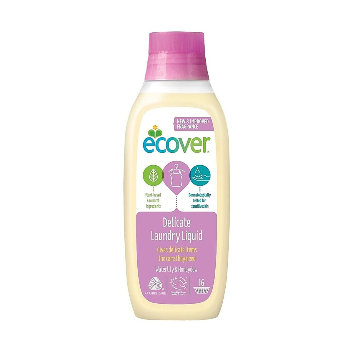 Delicate Laundry Liquid 16 Washes 750ml - Ecover - Laundry Liquid - Eco Natural Products