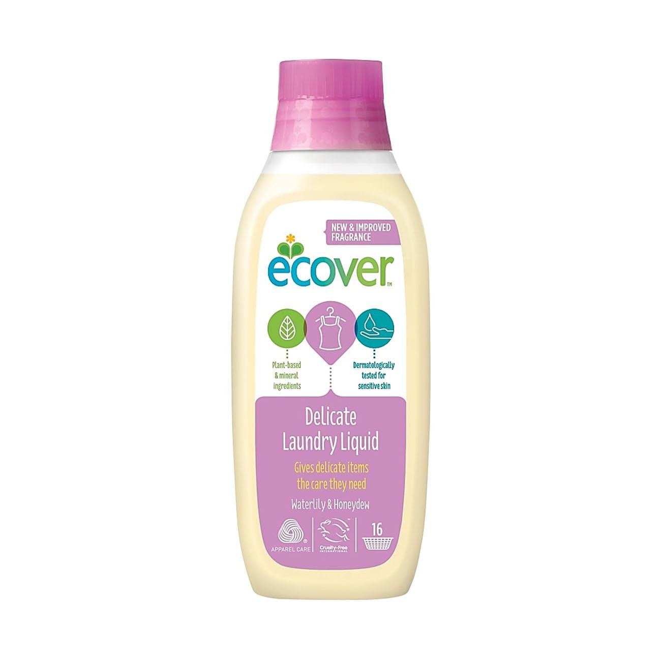 Delicate Laundry Liquid 16 Washes 750ml - Ecover - Laundry Liquid - Eco Natural Products