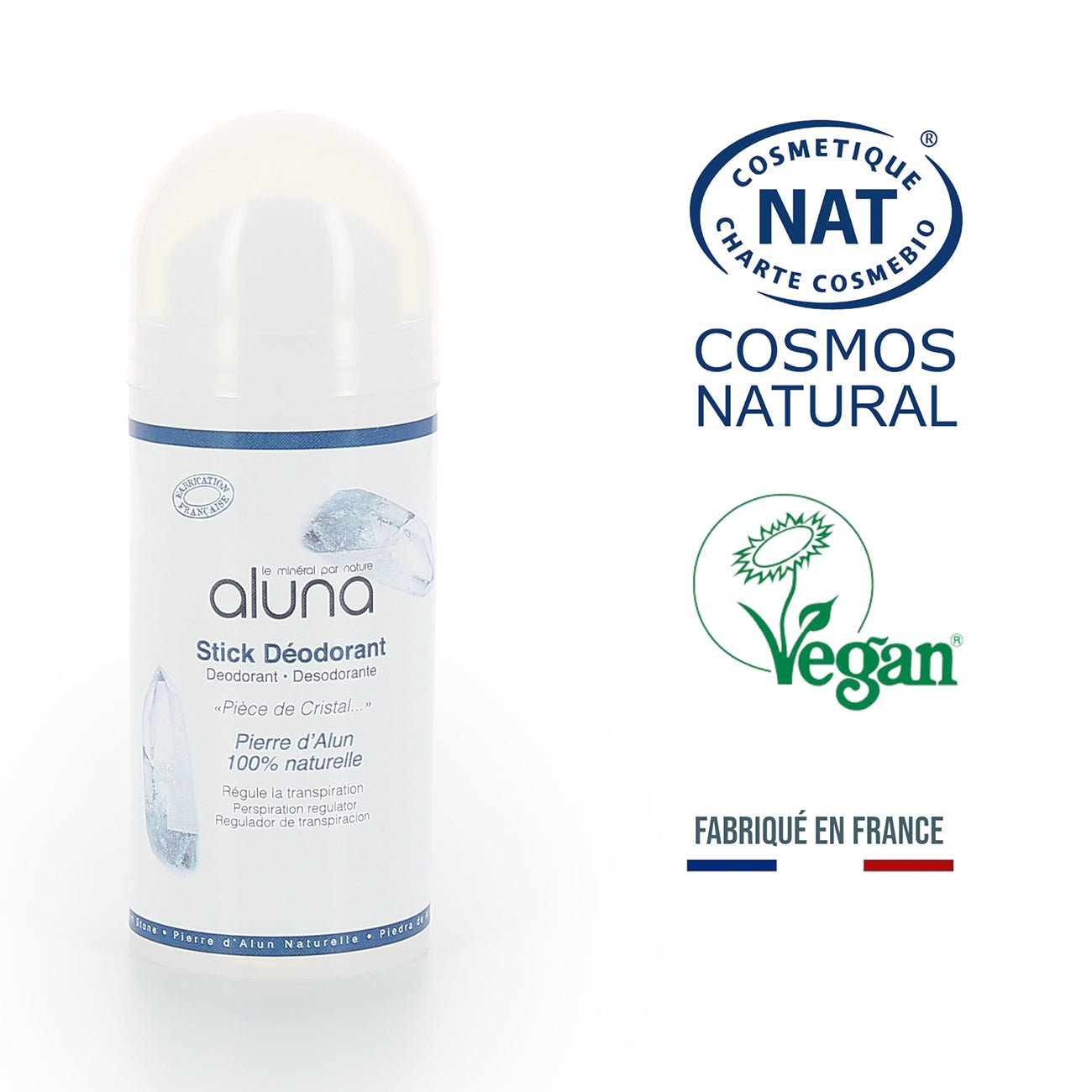 Deodorant Alum Stick 100g - Eco Natural Products - Aluna - Deodorant