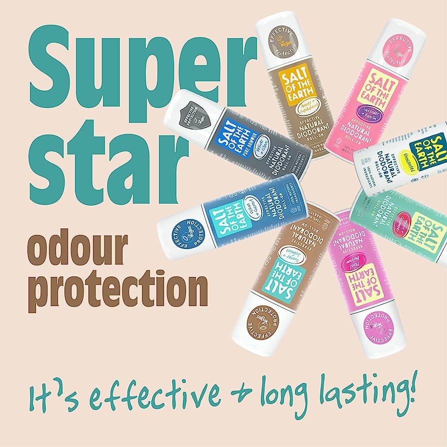 Deodorant Roll - on - Ginger & Jasmine Roll On 75ml - Salt Of the Earth - Deodorant - Eco Natural Products