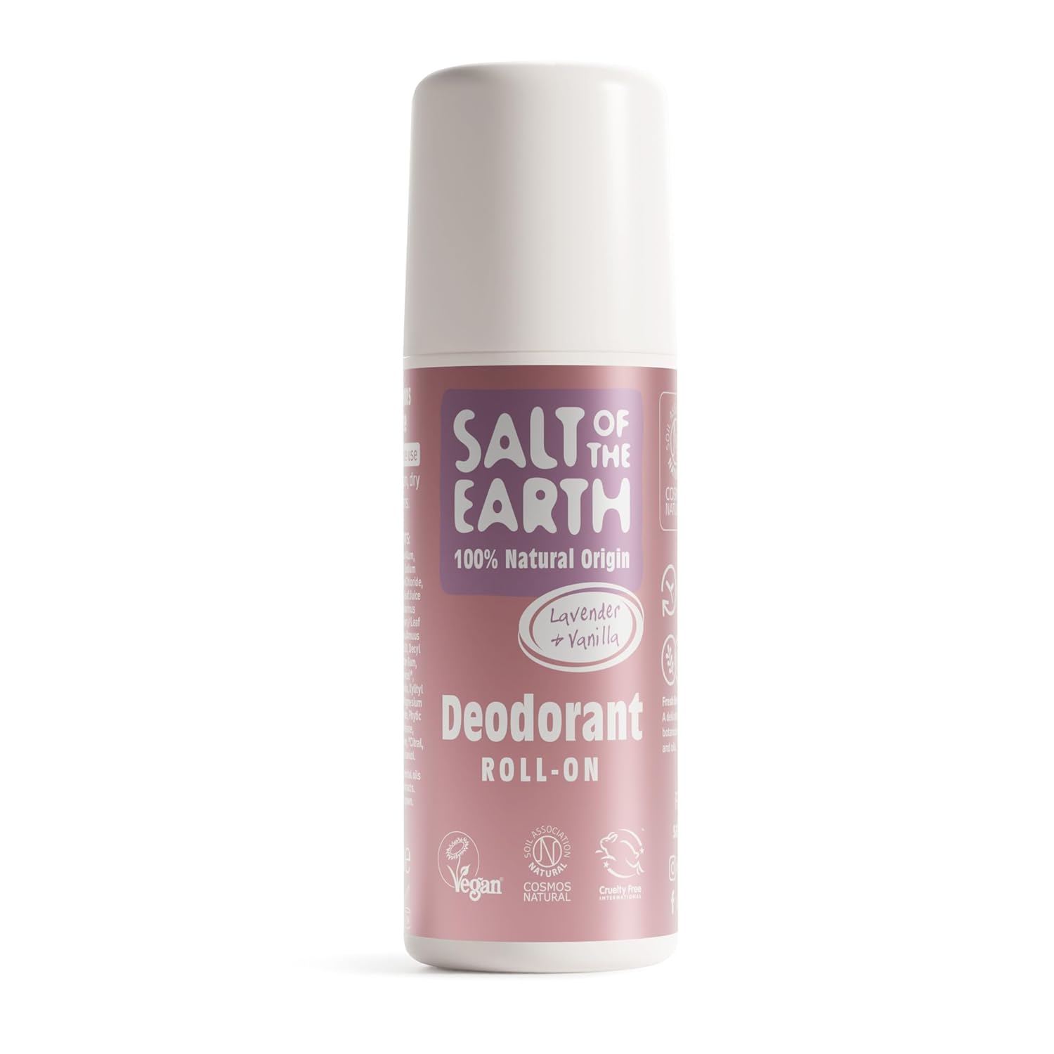 Deodorant Roll - on Pure Aura Lavender & Vanilla 75ml - Salt Of the Earth - Deodorants - Eco Natural Products