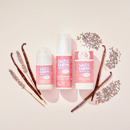 Deodorant Spray Pure Aura Lavender & Vanilla 100ml - Salt Of the Earth - Deodorant - Eco Natural Products