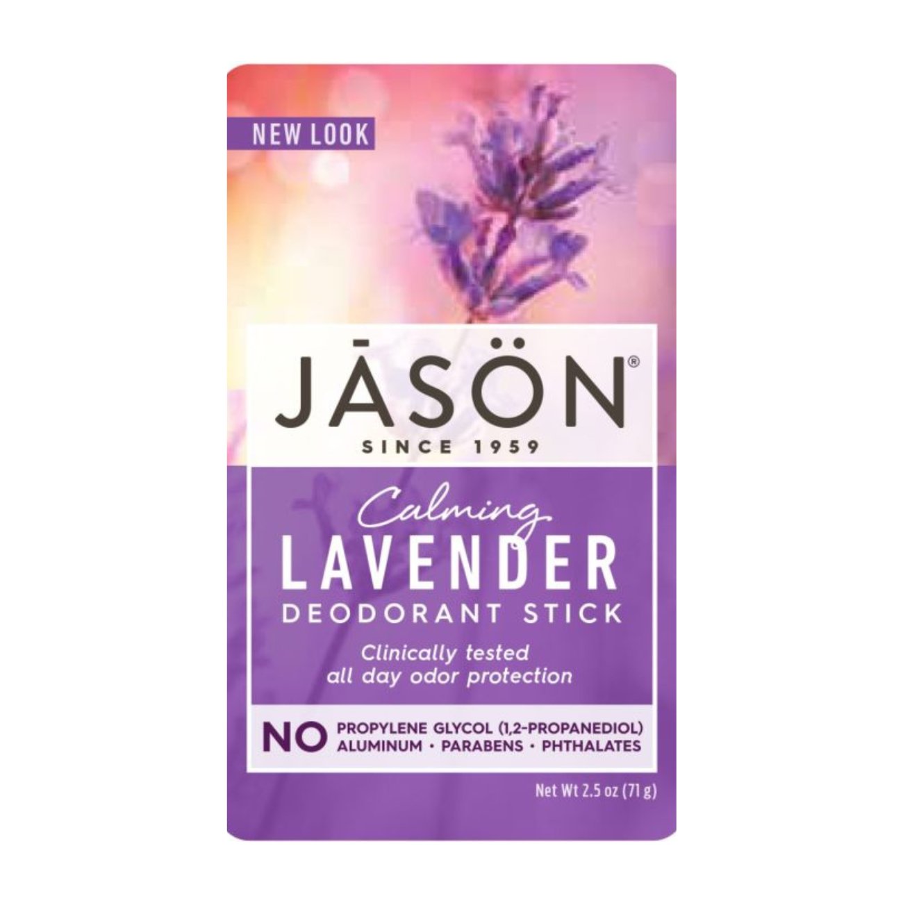 Deodorant Stick Calming Lavender 71g - Jason - Deodorant Stick - Eco Natural Products