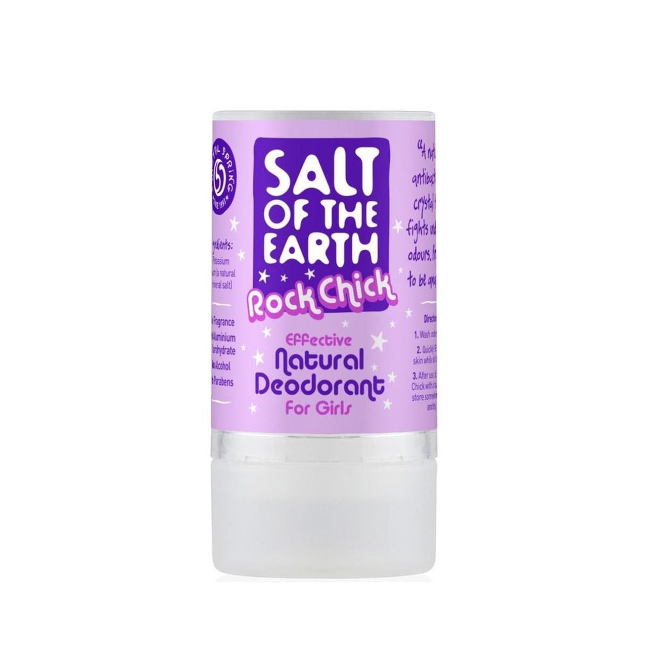 Deodorant Stick Rock Chick 90g - Eco Natural Products - Salt Of the Earth - Deodorant