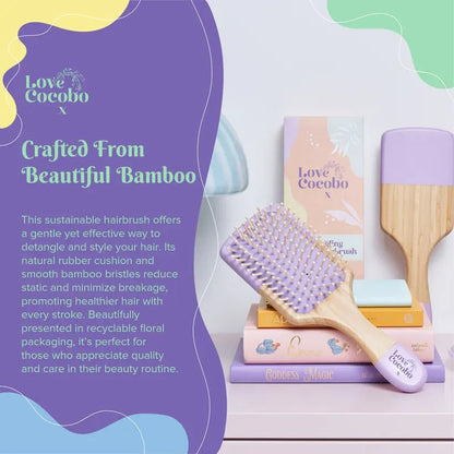 Hairbrush set with packaging on a light background, featuring the Love Cocobo brand.