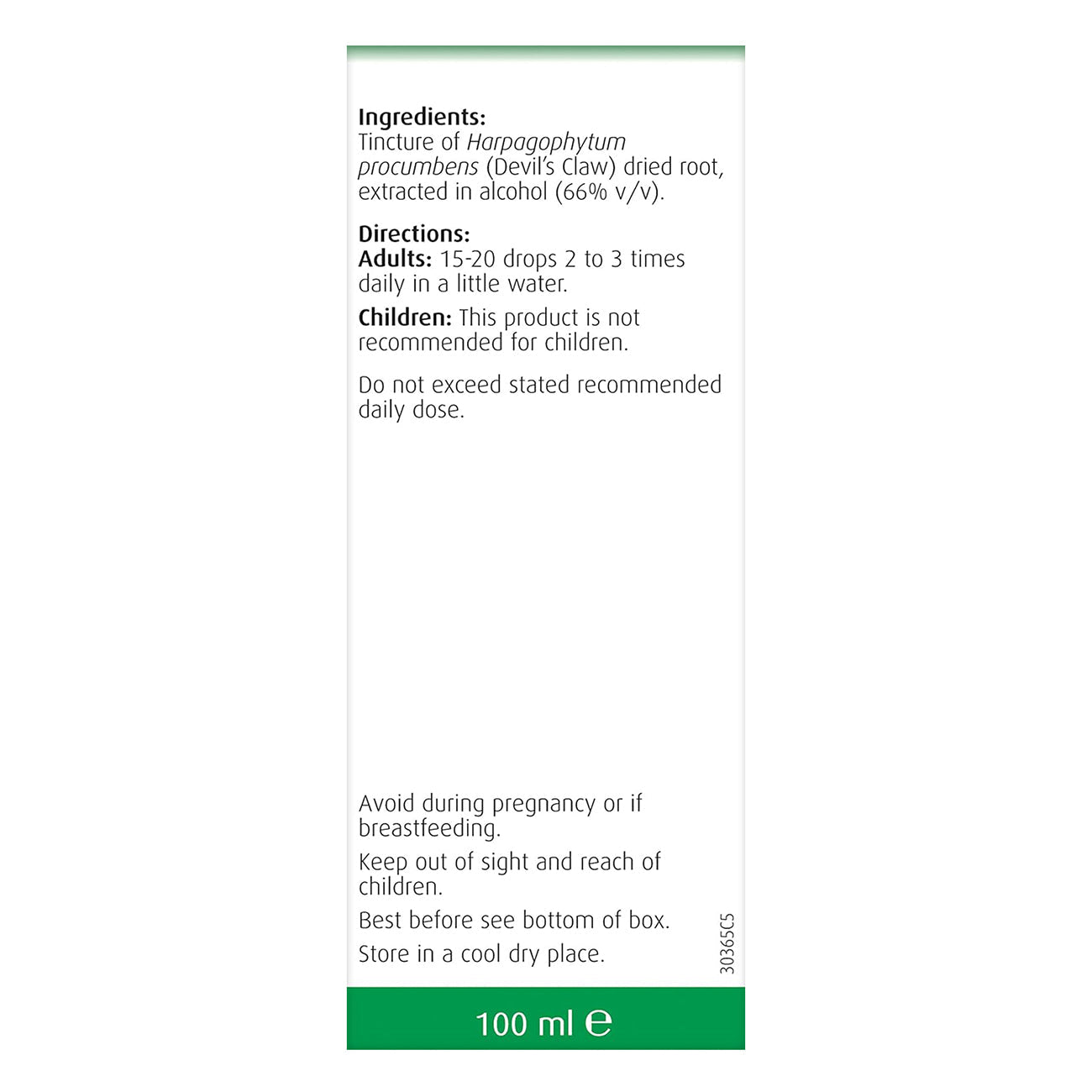 Devil's Claw Tincture Drops 100ml - A. Vogel - Herbal Supplements - Eco Natural Products