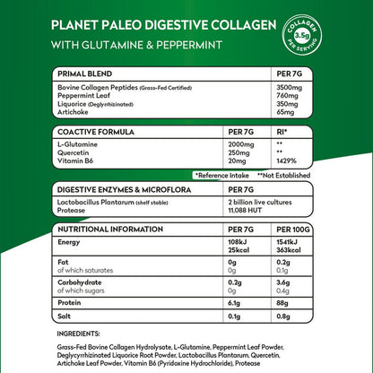 Digestive Collagen 245g - Planet Paleo - Food Supplement - Eco Natural Products