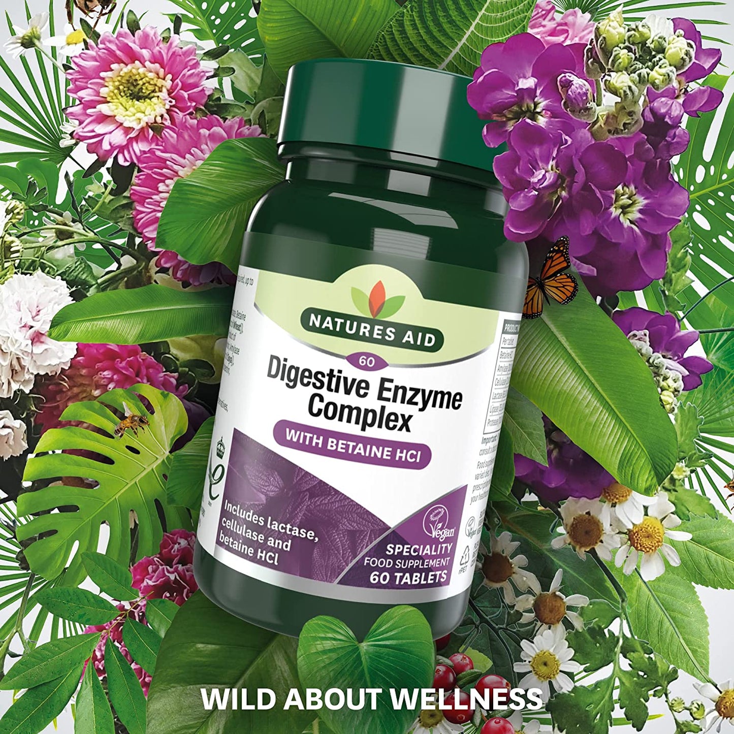 Digestive Enzyme Complex 60 Tablets - Natures Aid - Vitamins & Supplements - Eco Natural Products