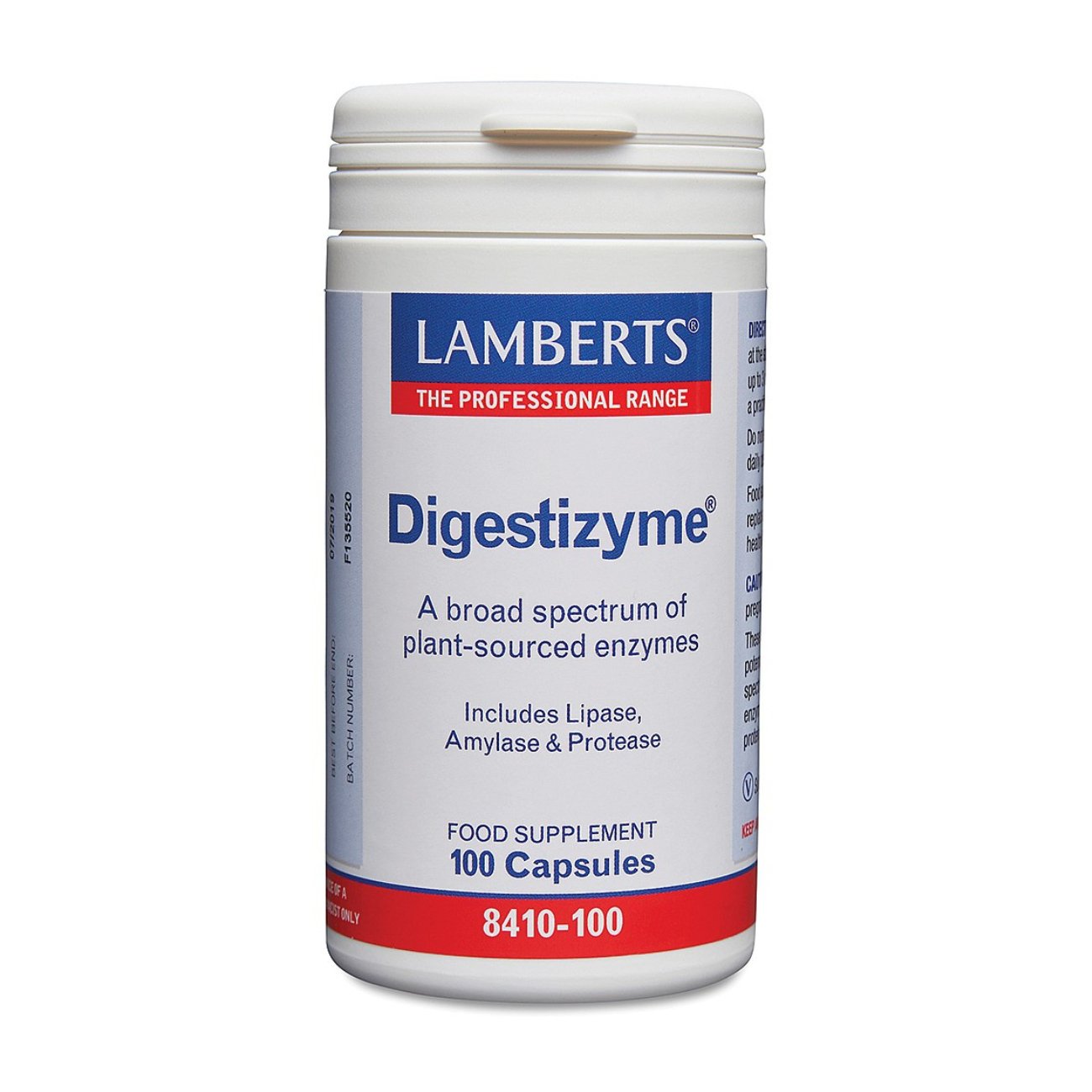 Digestizyme 100 Caps - Lamberts - Food Supplement - Eco Natural Products