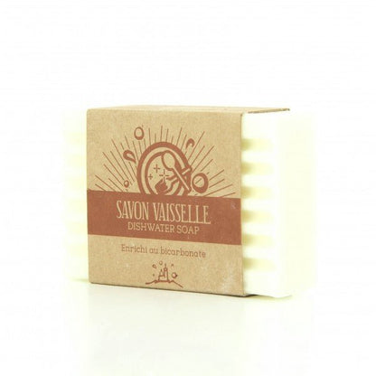 Dish Soap with Bicarbonate 120g - FouFour - Savon de Marseille - Dish Detergent - Eco Natural Products